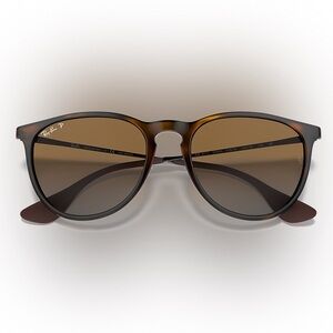 Ray-Ban Brown Tortious Shell Erika Sunglasses NWOT